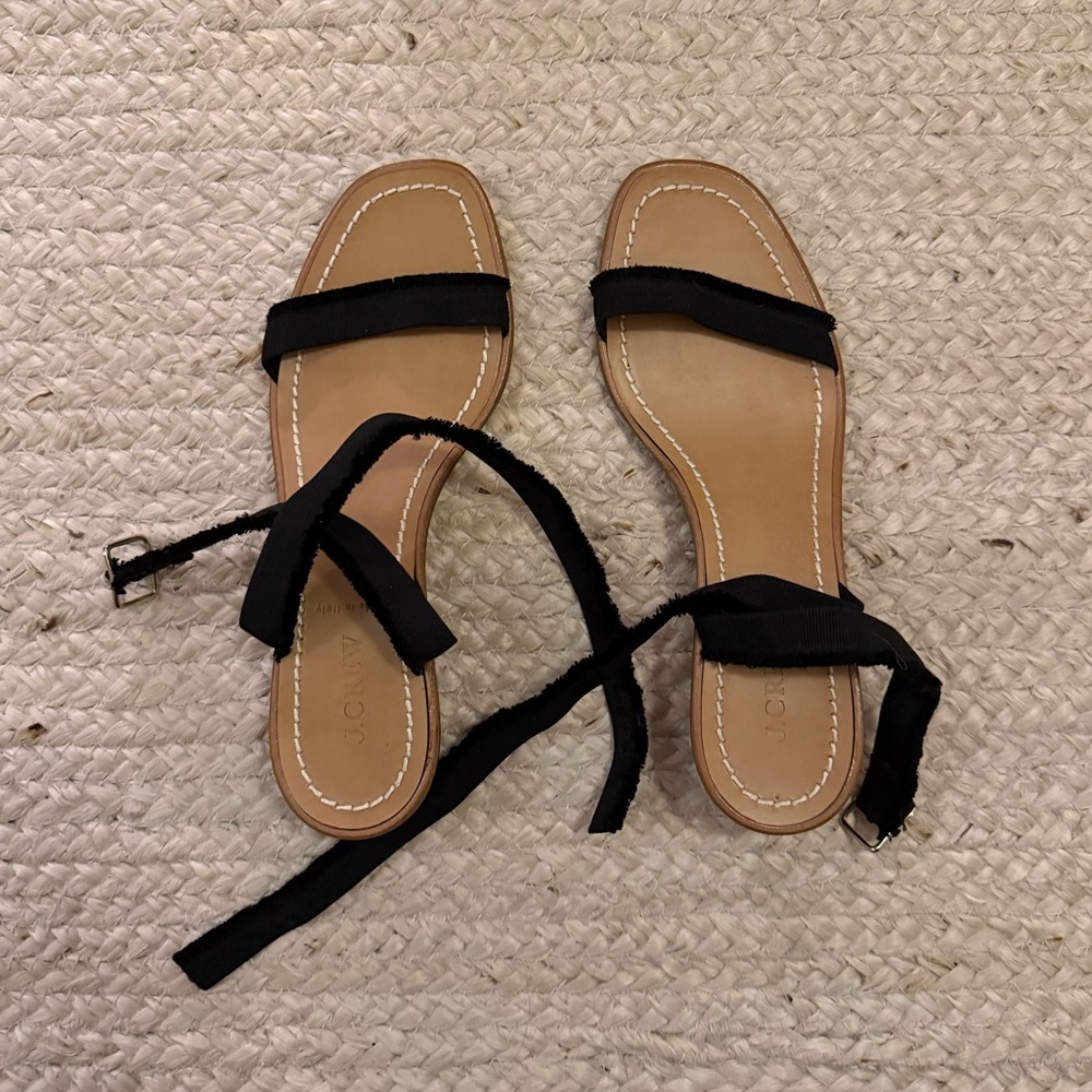 NWOT J. Crew Italian Leather Heeled Sandal • Size 9